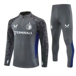 Feyenoord Rotterdam Training Sweatshirts Viertelreißverschluss 2025-26 Graue